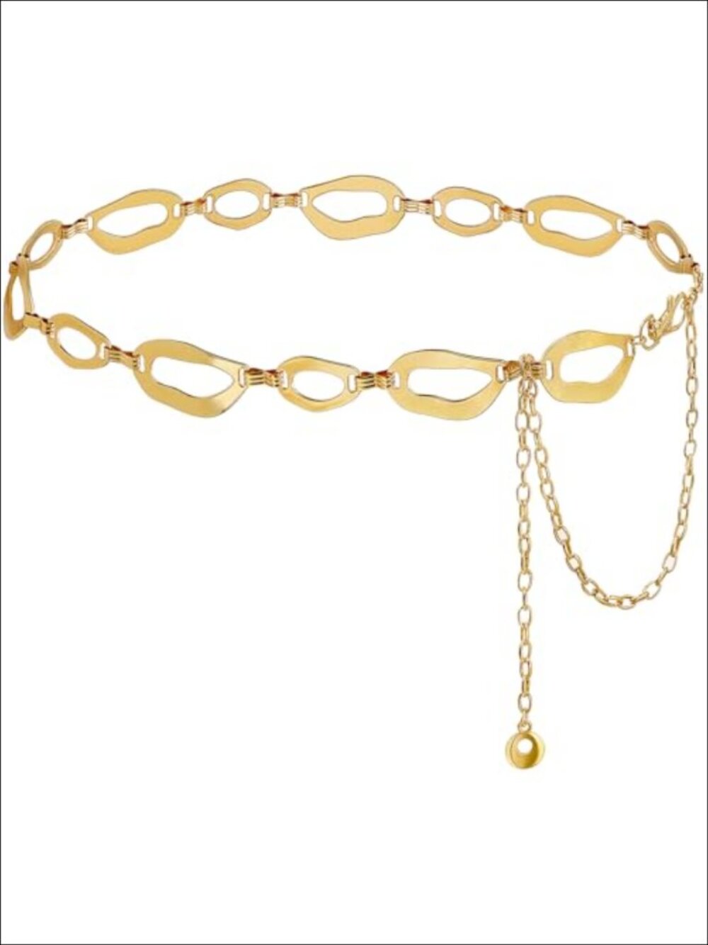 Chunky Chain Belt for Dresses Alloy Waist Chain Body Jewelry